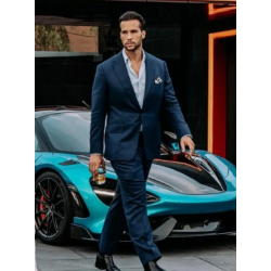 Tristan Tate Blue Suit